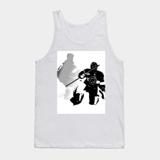 Ice Hockey Season - Goalie and Forward Tank Top